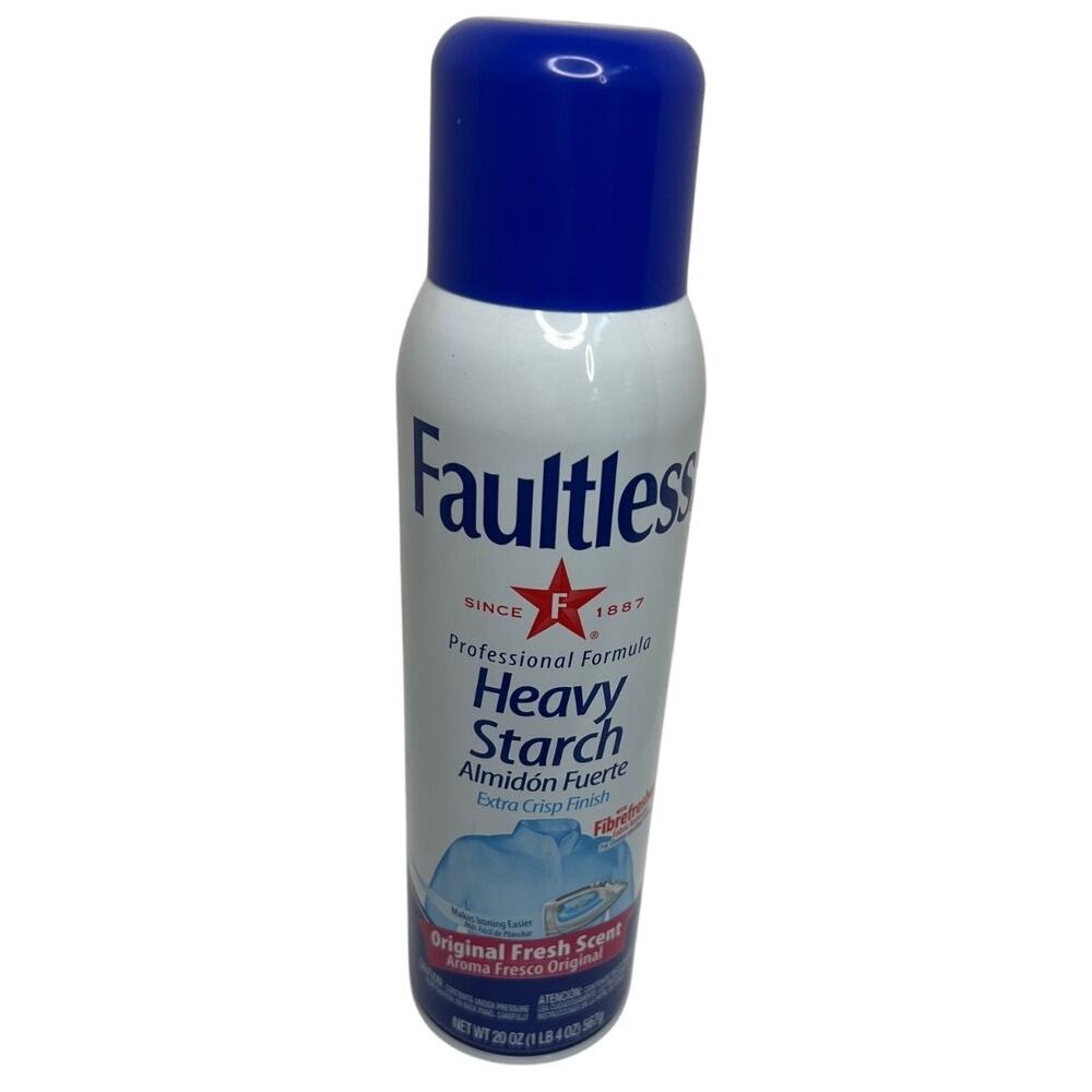 Faultless - Heavy Starch Spray 20oz Original Scent NEW